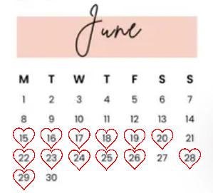 6月 後半✨️